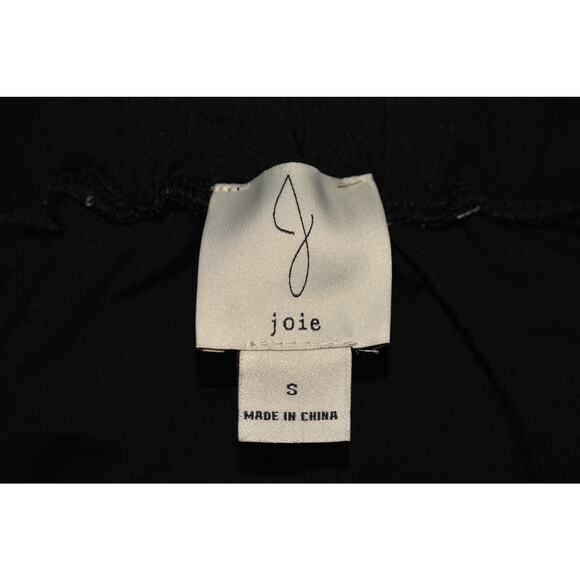 JOIE $258 Black Pull-On Ankle Pant Pockets Elastic Waist Stretch Small - Picture 3 of 3